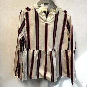 NWT ❤️ Janie and Jack Girls Striped Blouse